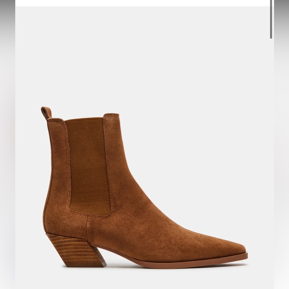 BRAND NEW Steve Madden Women’s Brown Suede Boots - Picture 2 of 8
